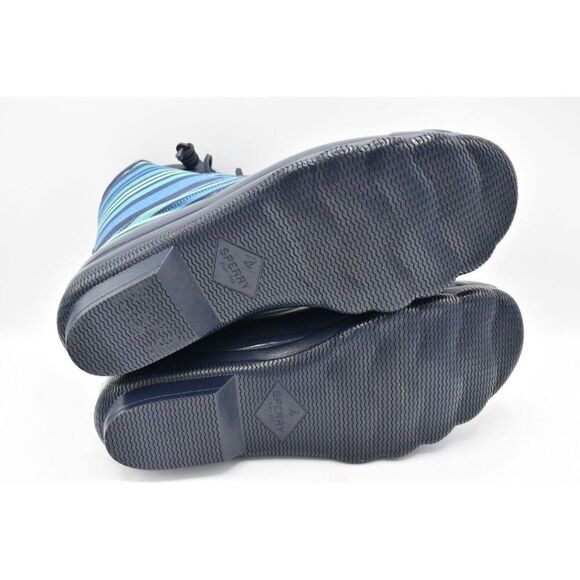 Sperry Top Sider Womens Size 10 Syren Gulf Playa Navy Blue Duck Boots Shoes - Picture 5 of 11